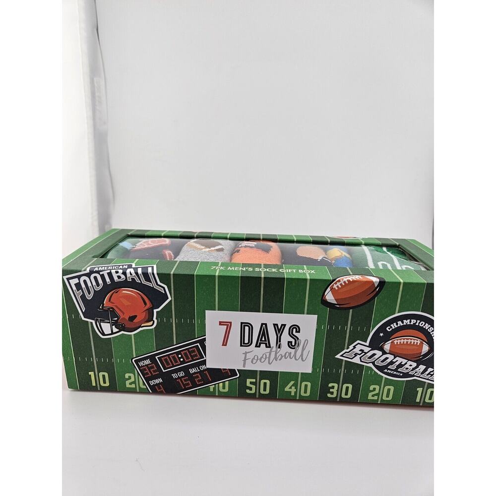7 Days Football Socks Brand  Men 8-12 - Picture 3 of 5